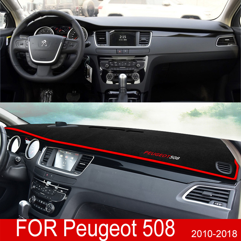 For Peugeot 508 508sw 508GT RXH 2010~2018 Anti-Slip Mat Dashboard Cover Pad Sunshade Dashmat Car Accessories 2012 2015 2016 2017