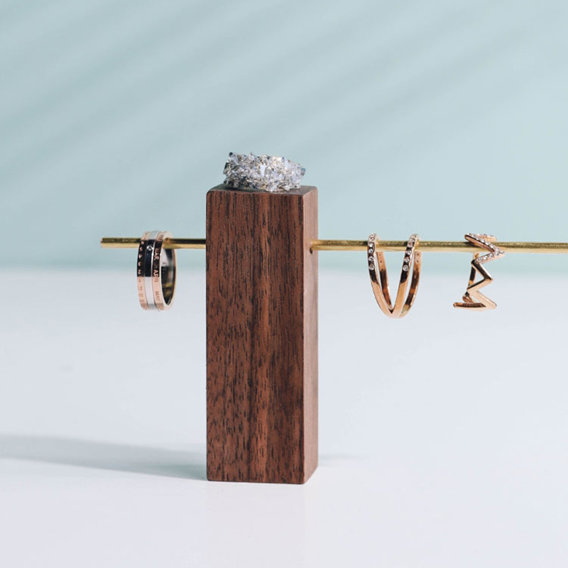 T earring stand bracelet hanging case for jewelry necklace holders jewelery organizer jewellery display holder metal wood stands