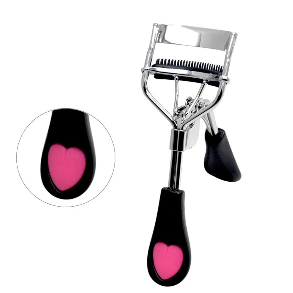1PC Lady Professional Eyelash Curler With Comb Tweezers Curling Eyelash Clip Cosmetic Eye Beauty Tool maquillaje 240621