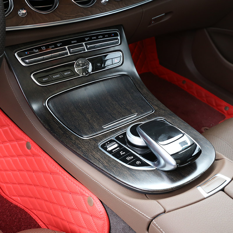 For Mercedes Benz E Class W213 S213 A238 C238 2016-2021 ABS Car Center Console Decorative Panel Cover Trim Car Accessories
