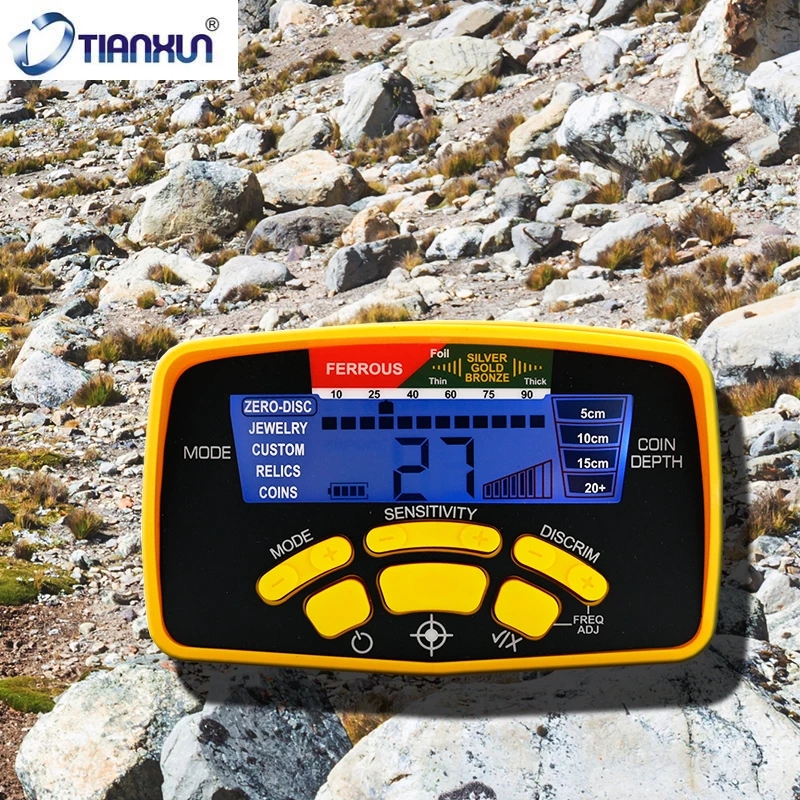 MD-6450 Professional Underground Metal Detector Deep Search Gold Detector LCD Treasure Hunter Finder Scanner Searching Seeker
