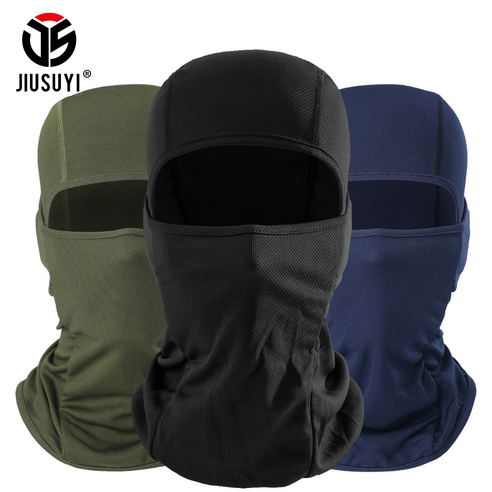Quick-Dry Breathable Balaclava Full Face Mask Bicycle Ski Bonnets HatsTactical Army Airsoft Paintball Ride Cap Helmet Liner Men