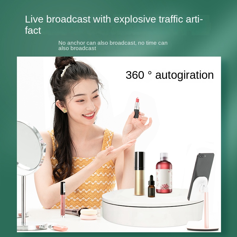 Electric Rotating Display Stand 360° Product Photography Accessories for Video Panorama Shooting Cake Stand Jewelry Display