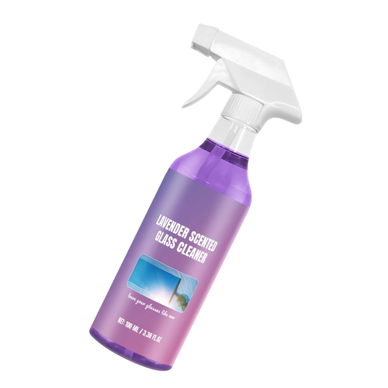 Glass Cleaner Glass Oil Film Remover Shower Room Glass Cleaner Powerful Car Bathroom Glass Descaling Solution