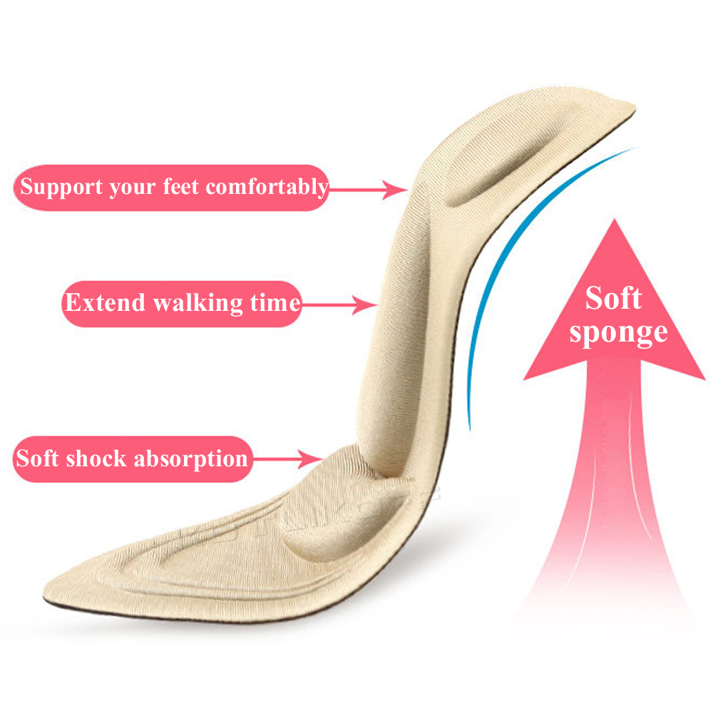 KOTLIKOFF Orthotic Insoles Flat Feet Arch Support Memory Foam Plantillas Fascitis Shoe Pad Orthopedic Foot Insert Insole Pads