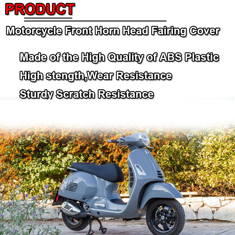 GTV300 Motorcycle Accessories Front Horn Head Fairing Cover Tie Belt Airvent BracketFit For VESPA GTS125 GTS250 GTS300 2019-2022