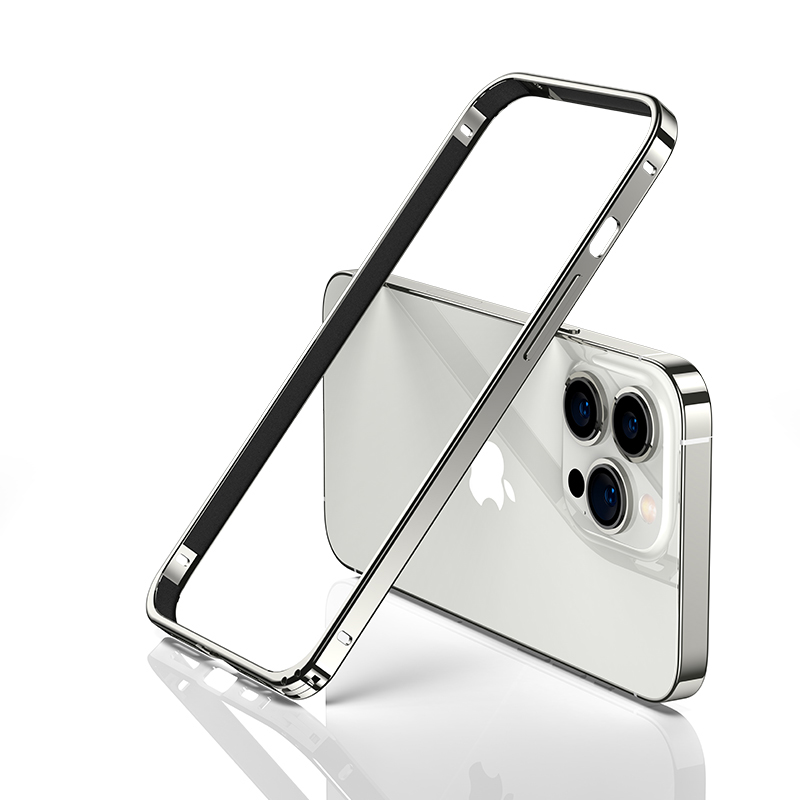 Sierra Blue Metal Phone Bumper Case For iPhone 15 14 Plus 13 Pro Max 12 Mini 11 13Pro 12Pro iPhone13 XR X XS 8 Black Accessories