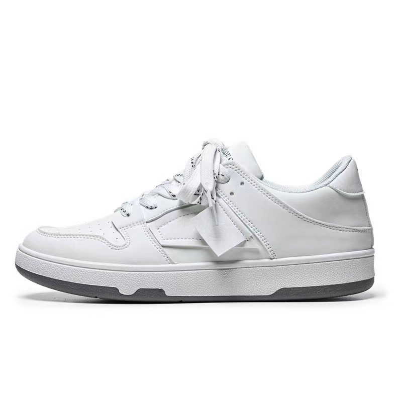 2024 men's shoes spring new white shoes fashion casual sneakers Korean niche trend board shoes