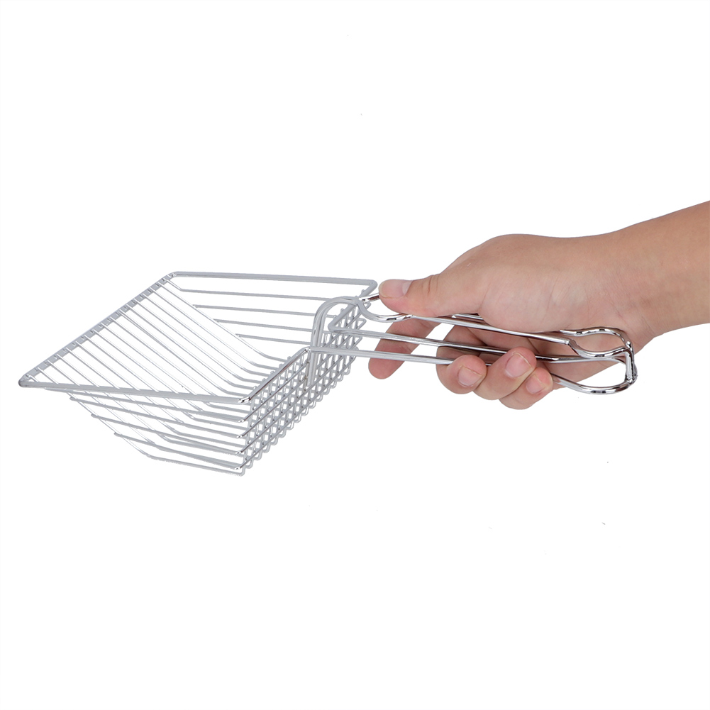 Hollow Design Metal Cat Litter Scoop Scooper Poop Pet Sand Shovel Cleaning Tool