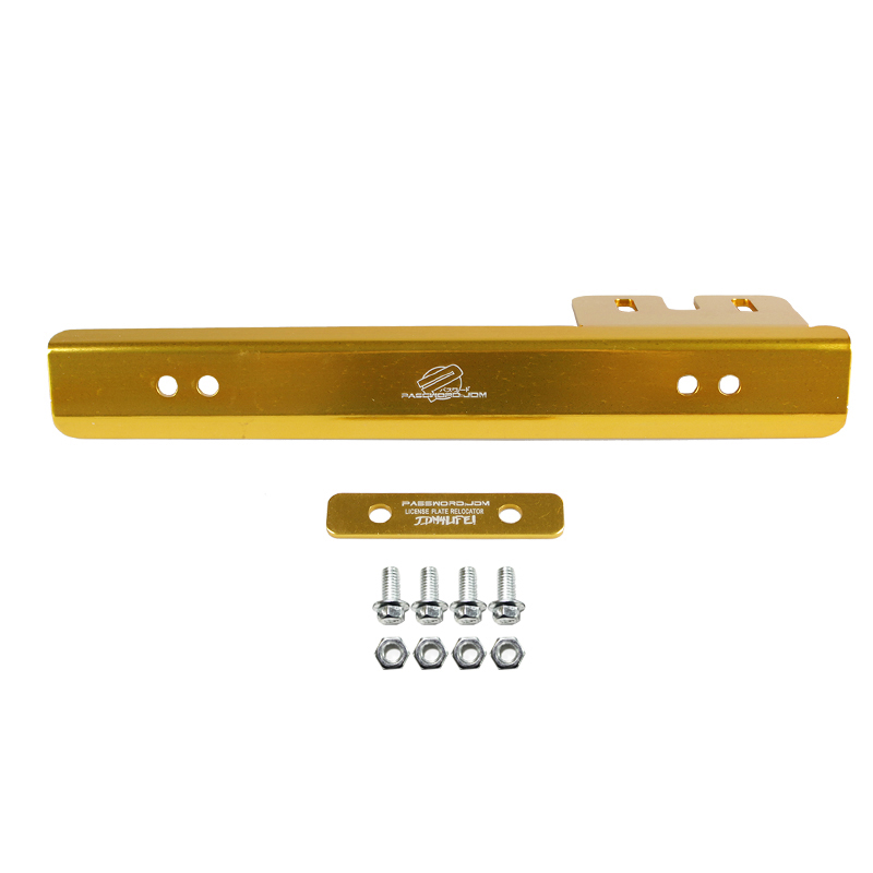 Aluminum Car Styling Material Easy to Install License Plate Frame for Honda Civic QC0120