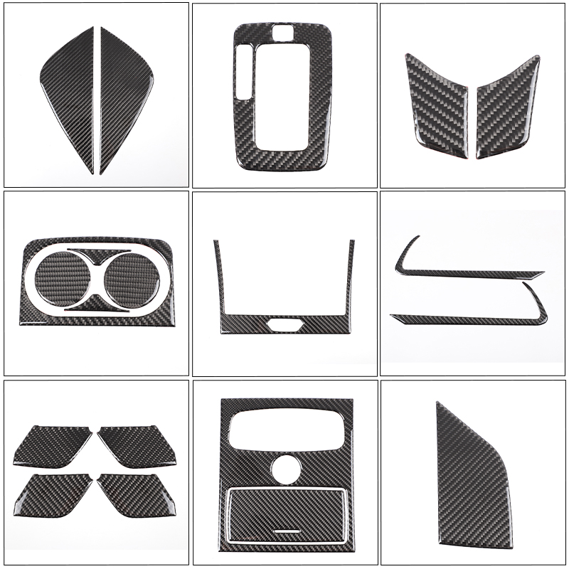 For Ford Ranger 2015-2021 Car Gear Panel Central Control Instrument Decorative Panel Interior Sticker Car Accessories