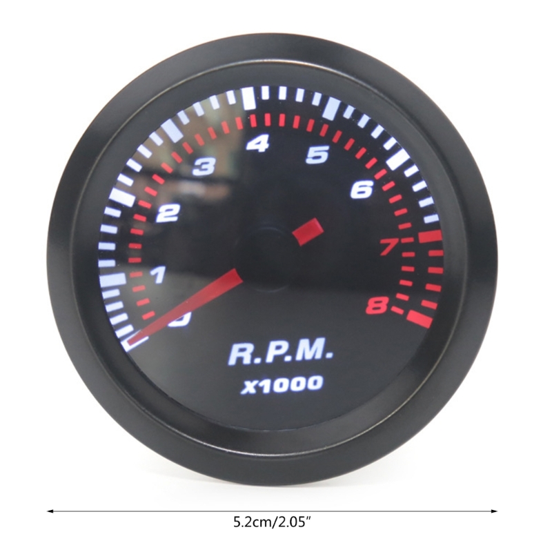 12V 52mm Universal Car Water Temperature Meter Water Temp Gauge Voltmeter Ammeter Oil Pressure Fuel Level Volt Meter RPM Gauge