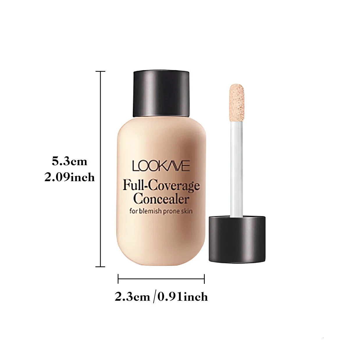 Liquid Concealer Foundation Cream Makeup Waterproof Lasting Full Coverage Spot S Dark Circles Face Base Cosmetics 240621
