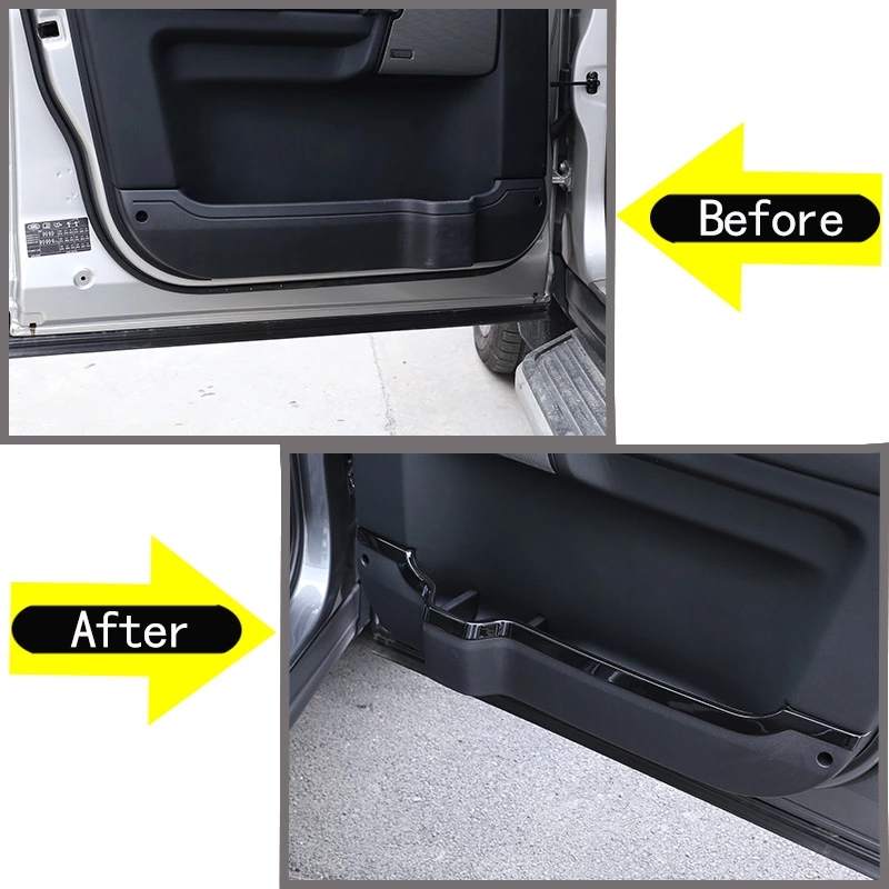 ABS Chrome Car Inner Door Panel Decorative Strips Cover Trim For Land Rover Discovery 4 LR4 2010-2016 Auto Styling Accessories