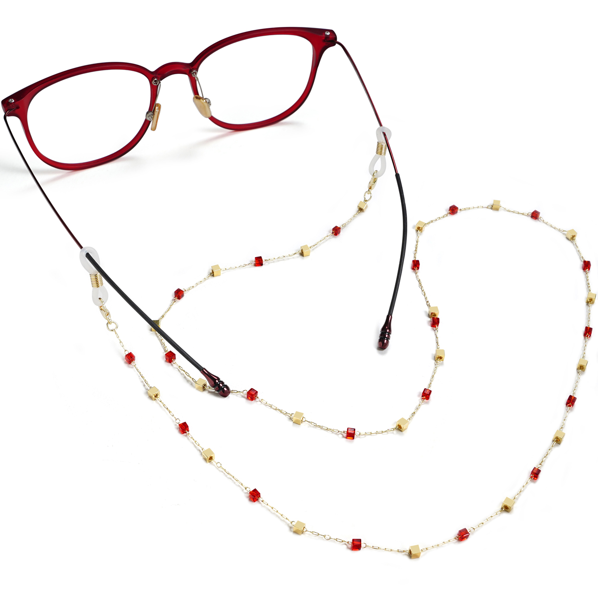 New Sweater Necklace Glasses Hanging Chain Mask Hanging Chain for Women Lanyard Reading Sunglasses Hold Straps Cords Accessories