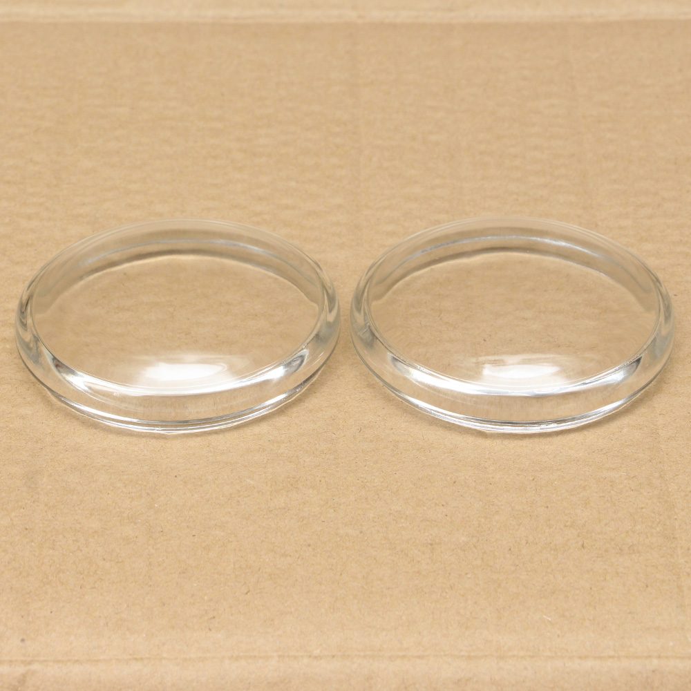 Cawanerl For Renault Duster Scenic Koleos Megane Captur Clio Lodgy Thalia Car 90mm Round Front Fog Light Glass Cover Lens