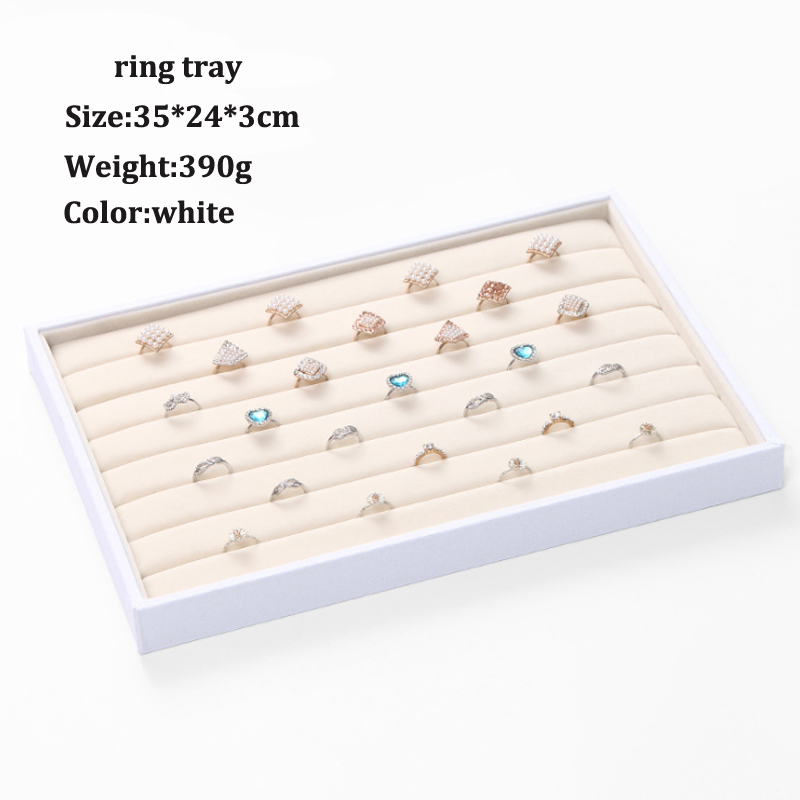 Bangle Bracelet Necklace Ring Earring Pendant Stand Series Watch Holder For Woman Jewelry Tray Jewellery Organizer Storage Box