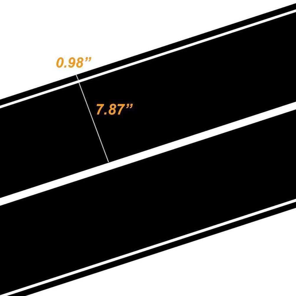 Universal Racing Style Dual Rally Stripes Graphics Vinyl Decals Mustang GT Style Car Full Body Sticker