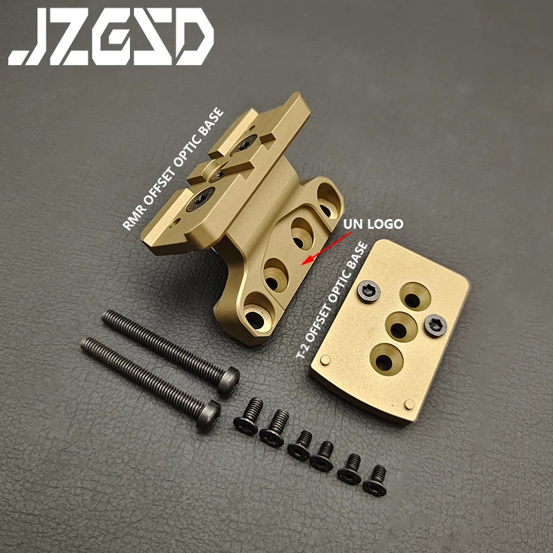 Tactical Accessory Fast LPVO Scope Mount for 30mm Tube Riflescope with RMR/ Mount Offset Mount Plate Full Original Marking