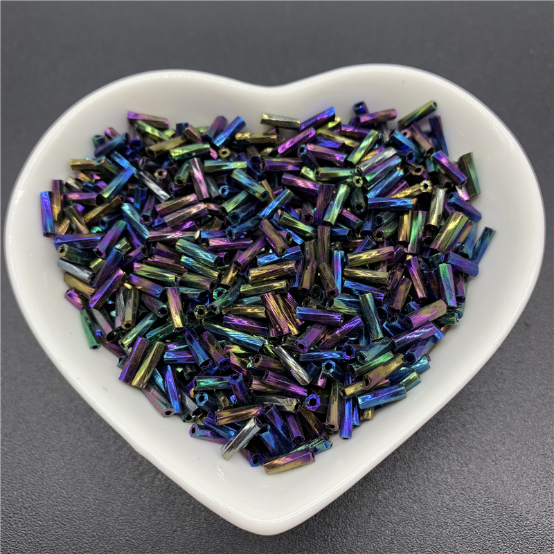200pcs 6mm Glass Spacer Beads Spiral Tube Seed Beads For Jewelry Making DIY Accessories Bracelet Necklace