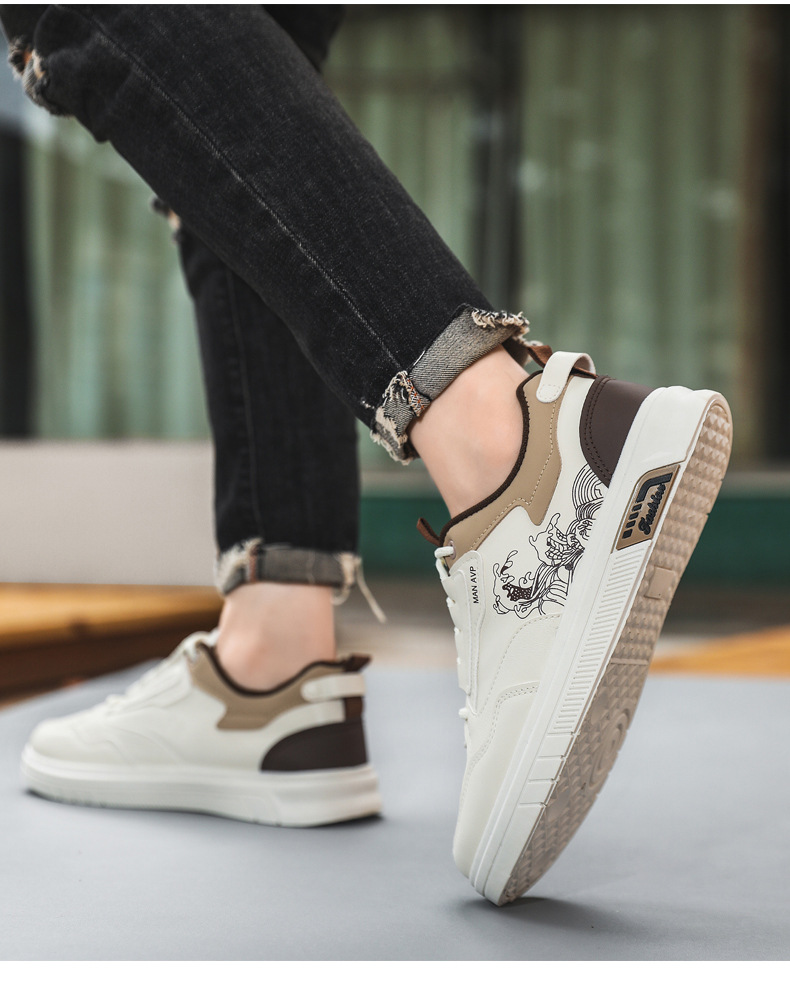 2025 2024 men's shoes new summer hundred students sports casual shoes board shoes men's trend fashion