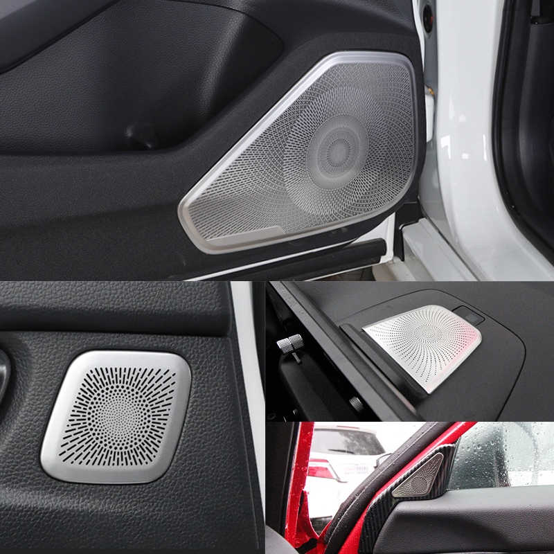 For Honda Civic 11th Gen 2022 2023 Car Dashboard Air Vent Cover Car Door Speaker Horn Audio Decor Sticker Frame Accessories