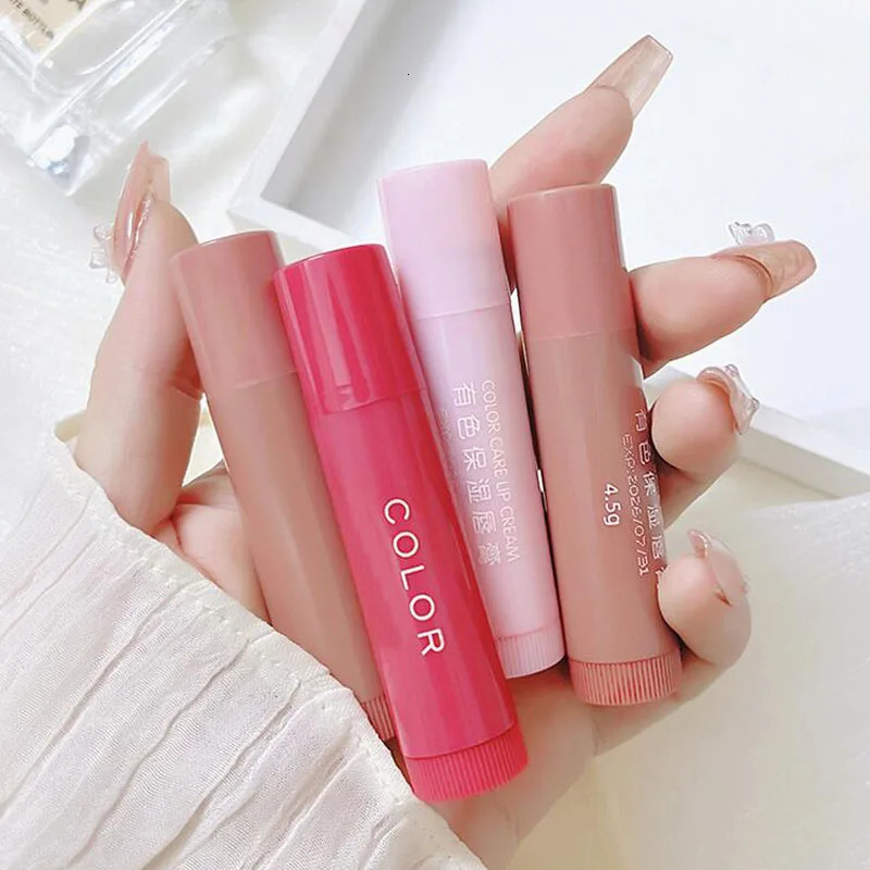 Moisturize Lip Balm Lipstick Hydrate Cute Girl Plump Lip Water Light Lip Glaze Makeup Korean Lipstick Cosmetic 3 Colors Beauty 240621