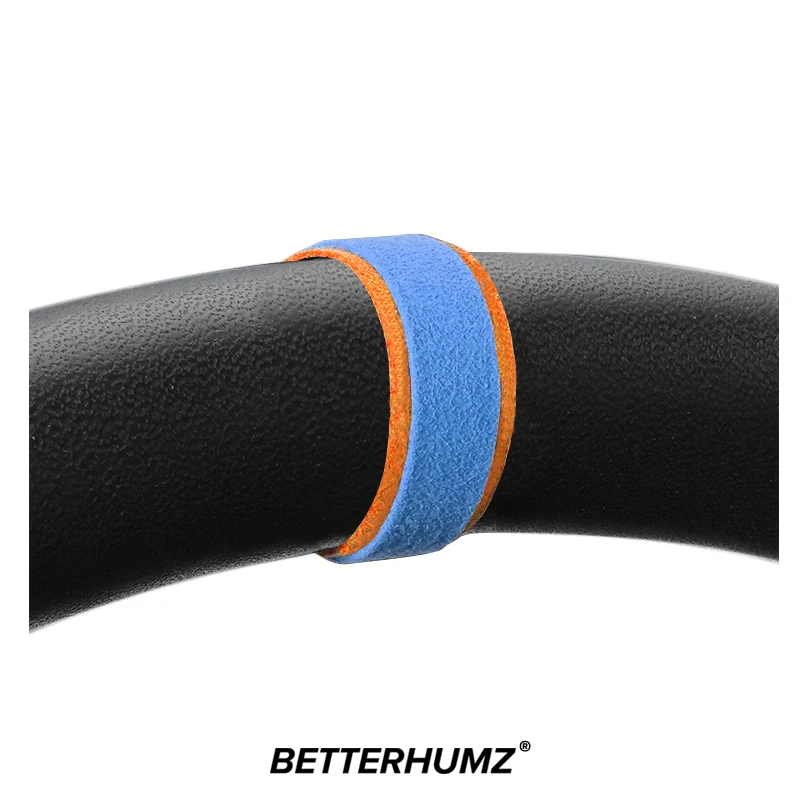 For BMW F30 F32 G20 E90 E92 E93 E46 E60 E87 X7 X1 made of Alcantara DIY Steering Wheel Racing Grills Grille Strip Trim Sticker