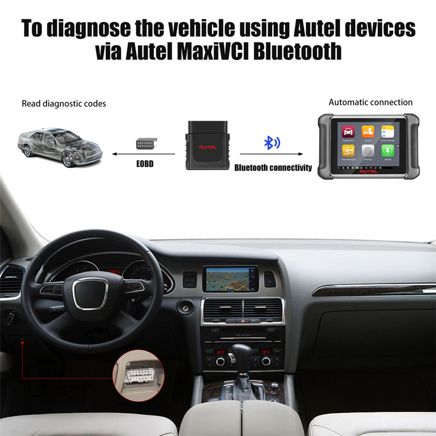 Autel MaxiVCI Mini VCI Mini Bluetooth Diagnostic Interface for MK808BT MK808TS MX808TS MP808TS TS608 MS906S