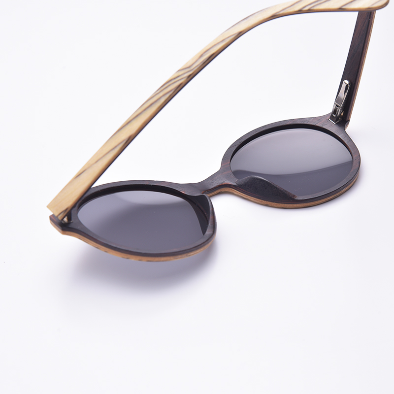 White Zebra Wood Sunglasses Polarized Glasses Men Women New Brand Designer Shades High Quality