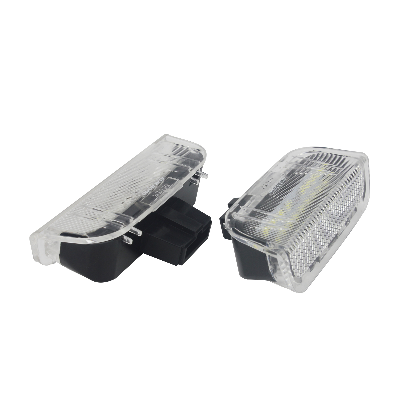 ANGRONG 2X LED Footwell Courtesy Side Door Light For VW Touareg Tiguan Golf Passat CC Jetta