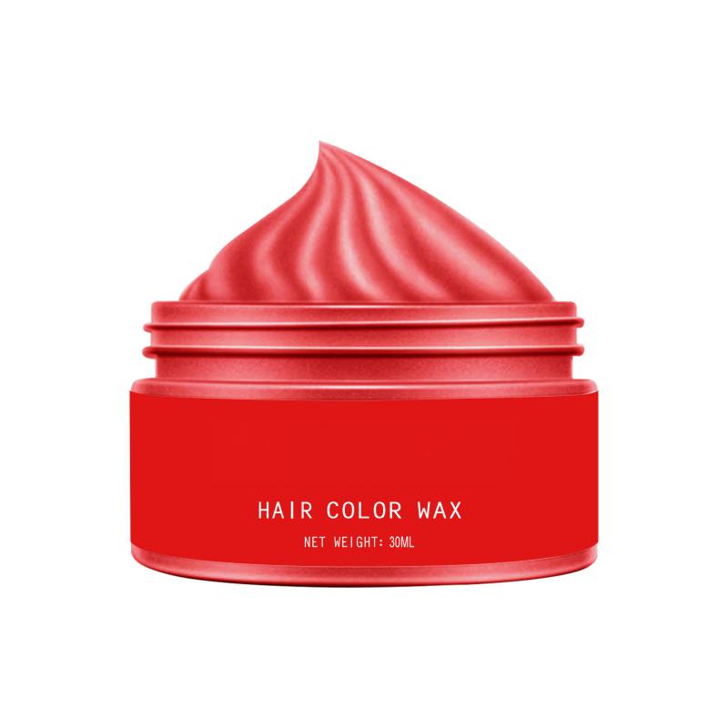1PCS ML Hair Color Wax for Hair Styling 6 Colors Temporary Hair Dye Hair Gel Disposable Cream for Women Men Hair Styling
