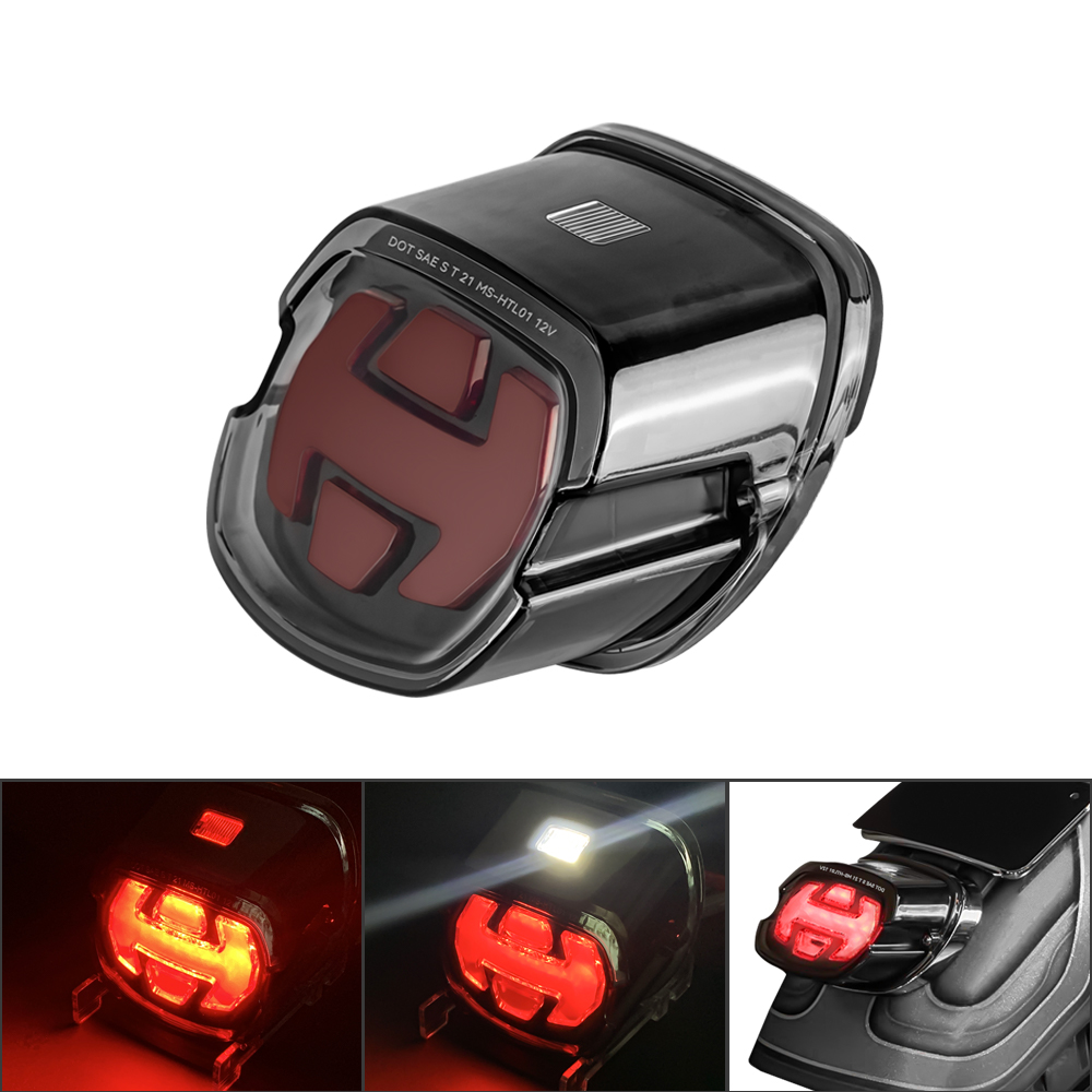 Motorcycle Brake Tail Light For Harley Dyna Fat Boy FLSTF Night Train FXSTB Softail Sportster Road King Electra Glide Road Glide