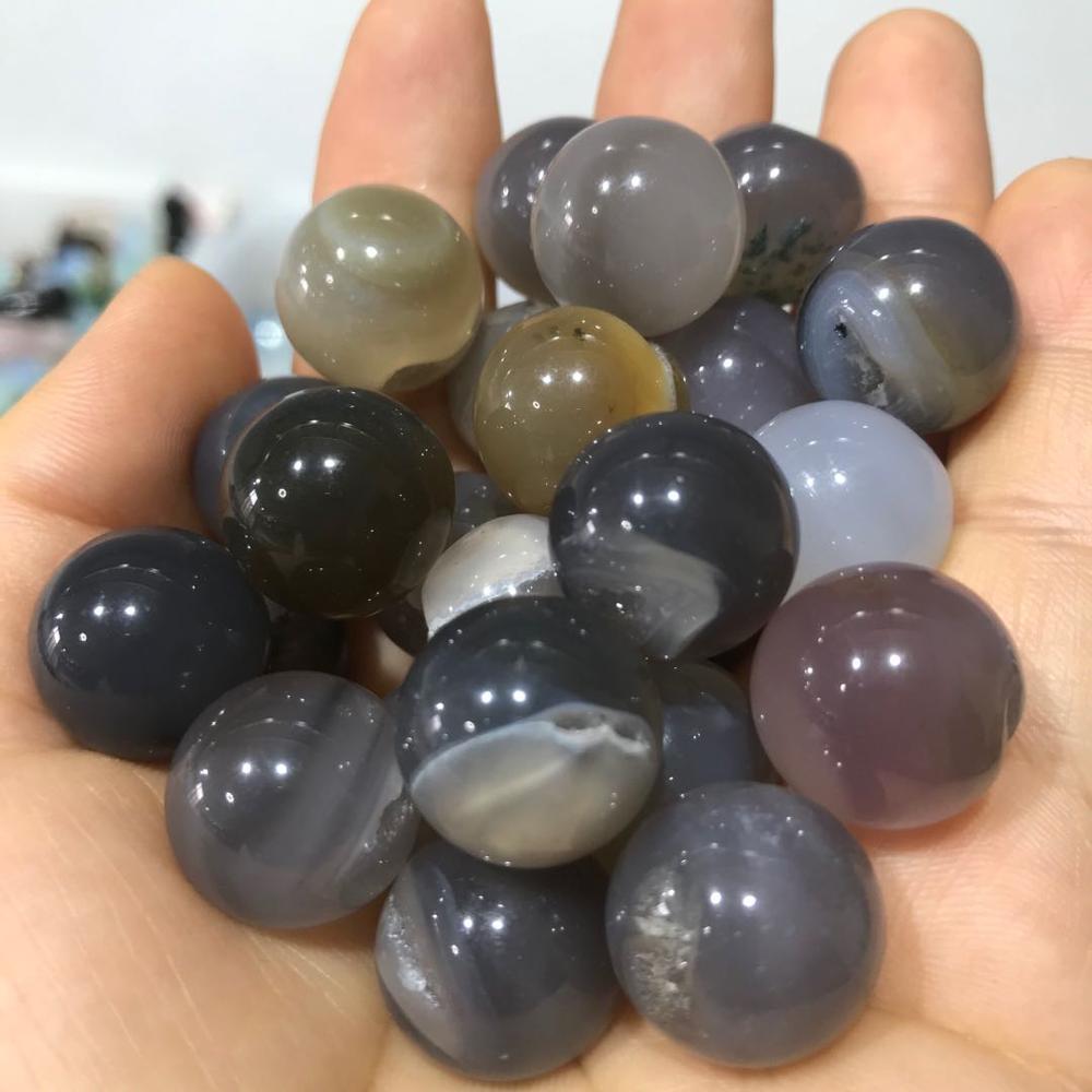 natural crystal agate geode quartz sphere stone ball 1pcs