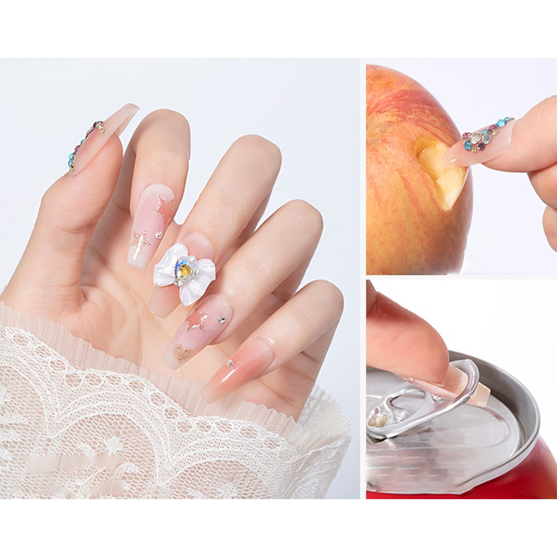 10Sheets 240pcs Clear Double Sided False Nail Art Adhesive Tape Glue Sticker DIY Tips Fake Nail Acrylic Manicure Gel Makeup Tool