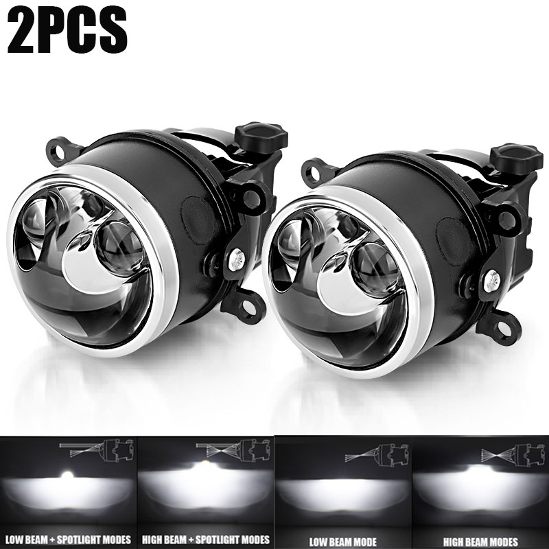 3 inch Hyperboloid led Fog light Laser Bi LED Projector Len Hi-lo beam Fog lamp Lenses for Ford Honda Subaru Fiat Nissan Opel