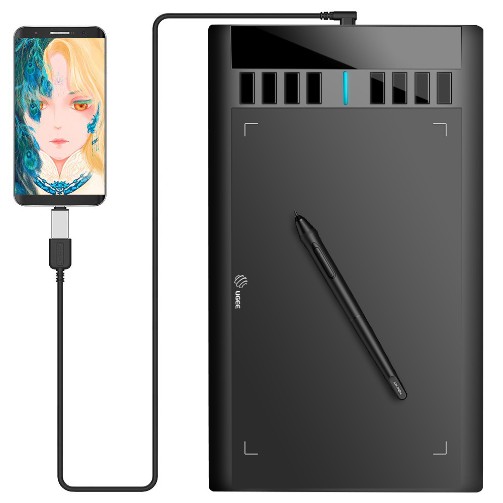 UGEE M708 Android Graphics Tablet 8192 Levels Digital Tablet Active Graphic Tablet For Drawing Painting Tools