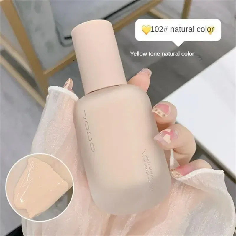 1PC Liquid Foundation Full Concealer Waterproof Base Brighten Cover Dark Circles Matte Face Foundation Makeup Cosmetic 240625