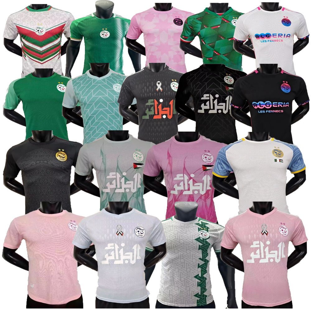 Player Fans Tops Tees Newly arrived Algerian football 2024 summer international printed short sleeved Authentic footballshirt adultchildrens football jerse