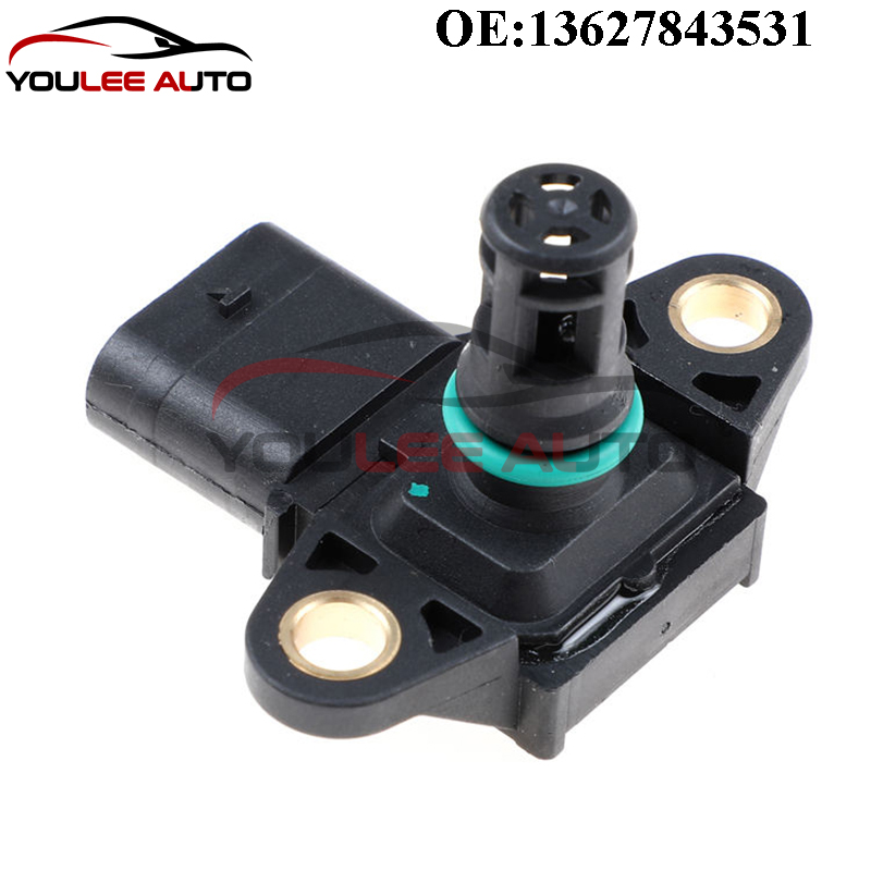 New 13627843531 5WK96865Z Intake Manifold Pressure MAP Sensor For BMW 320I 328I 428I 528I M5 M6 X1 X3 Z4 4 F32 F36 Car Parts