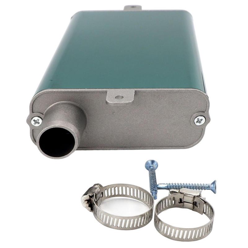 24mm Muffler Parking Heater Exhaust Pipe Muffler Heatproof Reduce Noise Aluminum Alloy Air Heater Exhaust Silencer