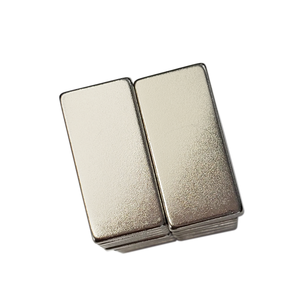 Powerful Neodymium Bar Magnets, Rare-Earth Metal Neodymium Magnet, N52, 40x15x5 mm, Pack of 1/5/10