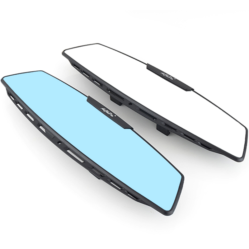 SEAMETAL Wide Angle Rear View Mirror Car Interior Curved Rearview Mirror HD Anti Glare Glass Universal Clip Auto Baby Mirror