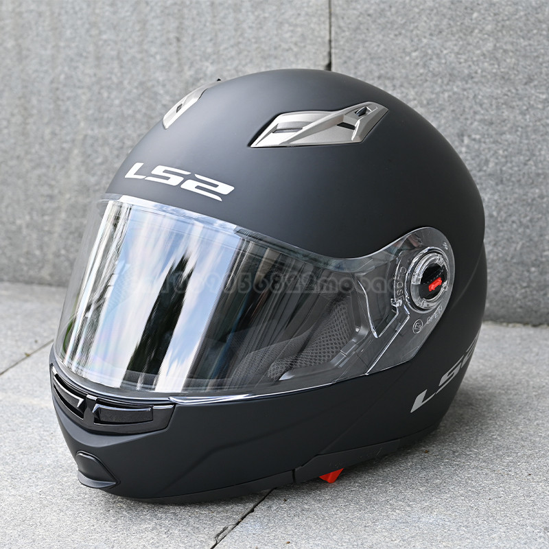LS2 Ff370 Flip Visor for Motorcycle Helmet, Lente Antiniebla Colorida, Dual Lens Modular Helmet for LS2 FF394 FF386 FF325