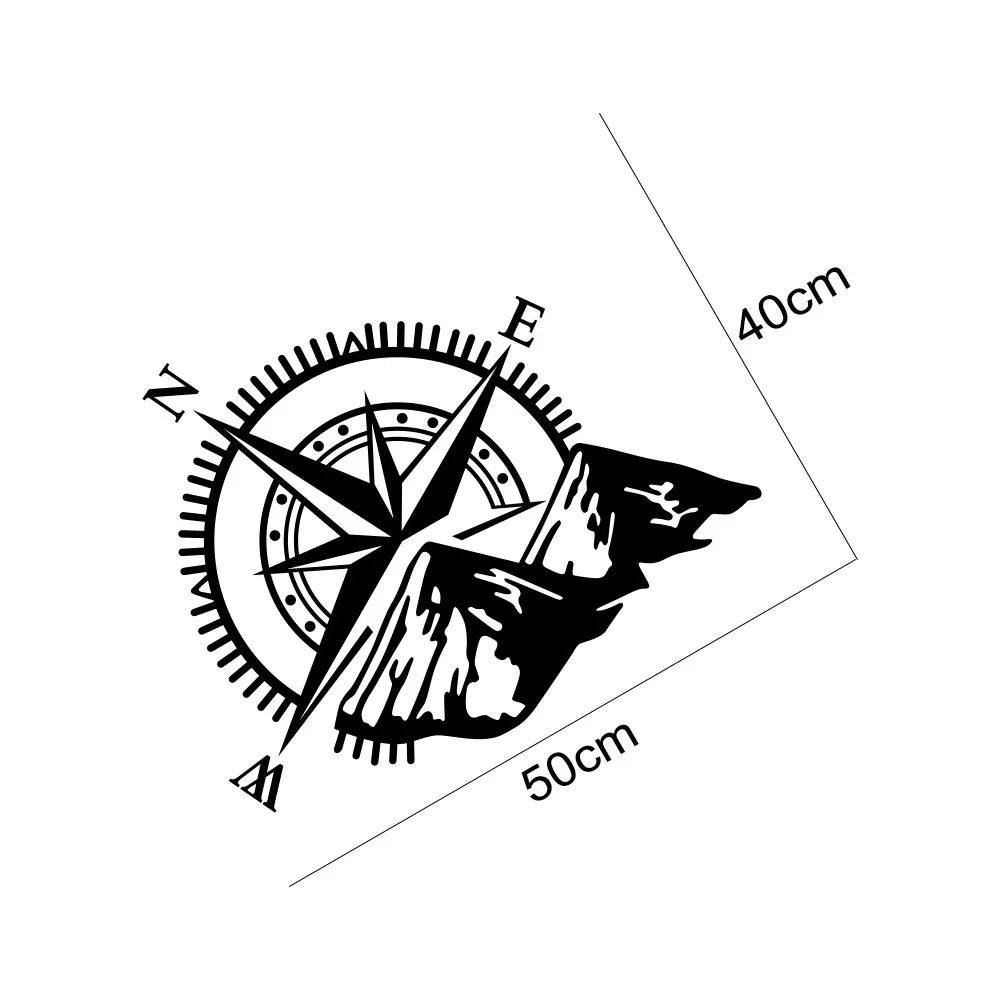 Car Stickers Camper Van COMPASS Graphics Body Decor Vinyl Film Decals Accessories For Volkswagen VW Transporter T4 T5 T6