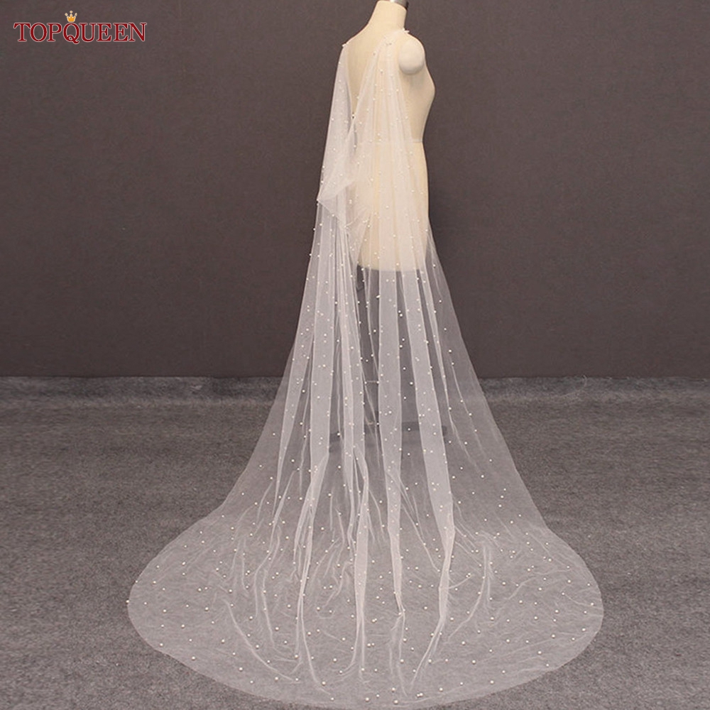TOPQUEEN G41 DIY Black Bridal Cape Veil Elegant Bachelor Party Cape Bridal Accessories For Wedding Sleeves White Cape for Women