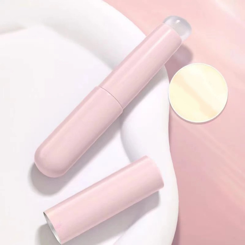 Upgrade QSoft Silicone Lip Brush With Dust Proof Cover Portable Round Head Lipstick Applicator Lip Cosmetic Tool Multi-use Brush