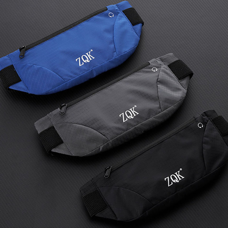 Waist Bag Waterproof Waist Bum Bag Running Jogging Belt Pouch Zip Fanny Pack Sport Runner Crossbody Bags Men And Women