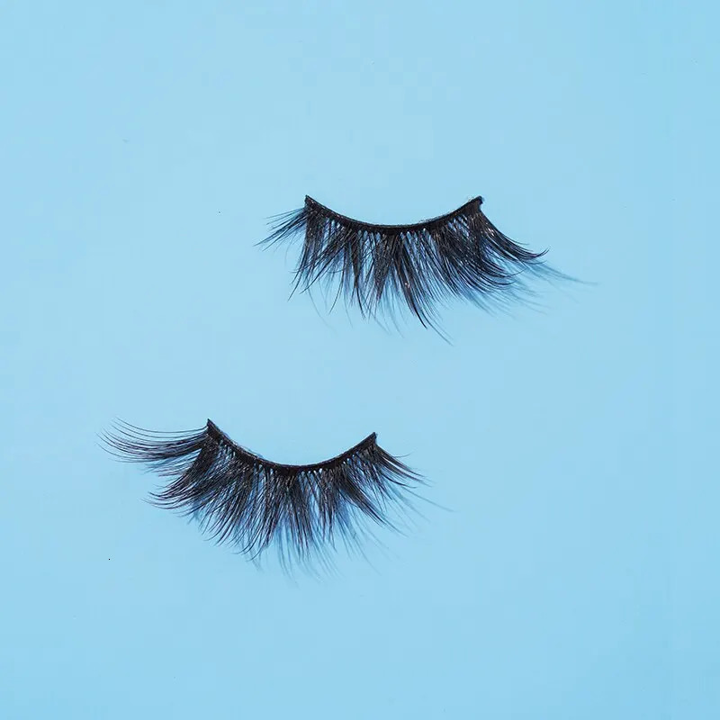 7 Pairs of Thick And Slender Eyelashes With Elongated and Comfortable Black Cotton Thread and Crossed Fishtail Half Eye False E 240624