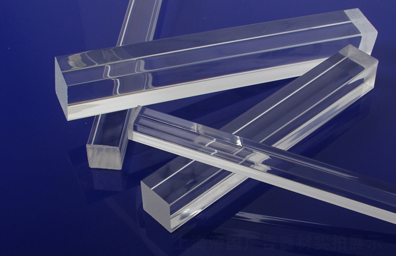 Transparent Acrylic Stick Solid Plexiglass Square Pins Industry PMMA Bar DIY Tools Rod Jewelry Holder Stand Photography Tools